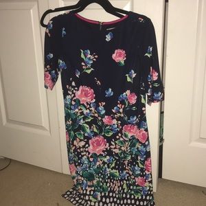 Navy Floral dress